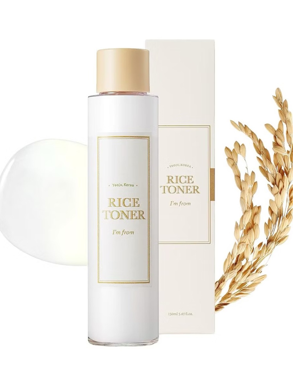 I'm from Rice Toner Milky Toner for Glowing Skin (5.07 oz) Yeoju, Korea